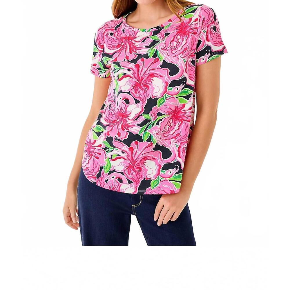 NEW LILLY PULITZER key west top in onyx party all the time